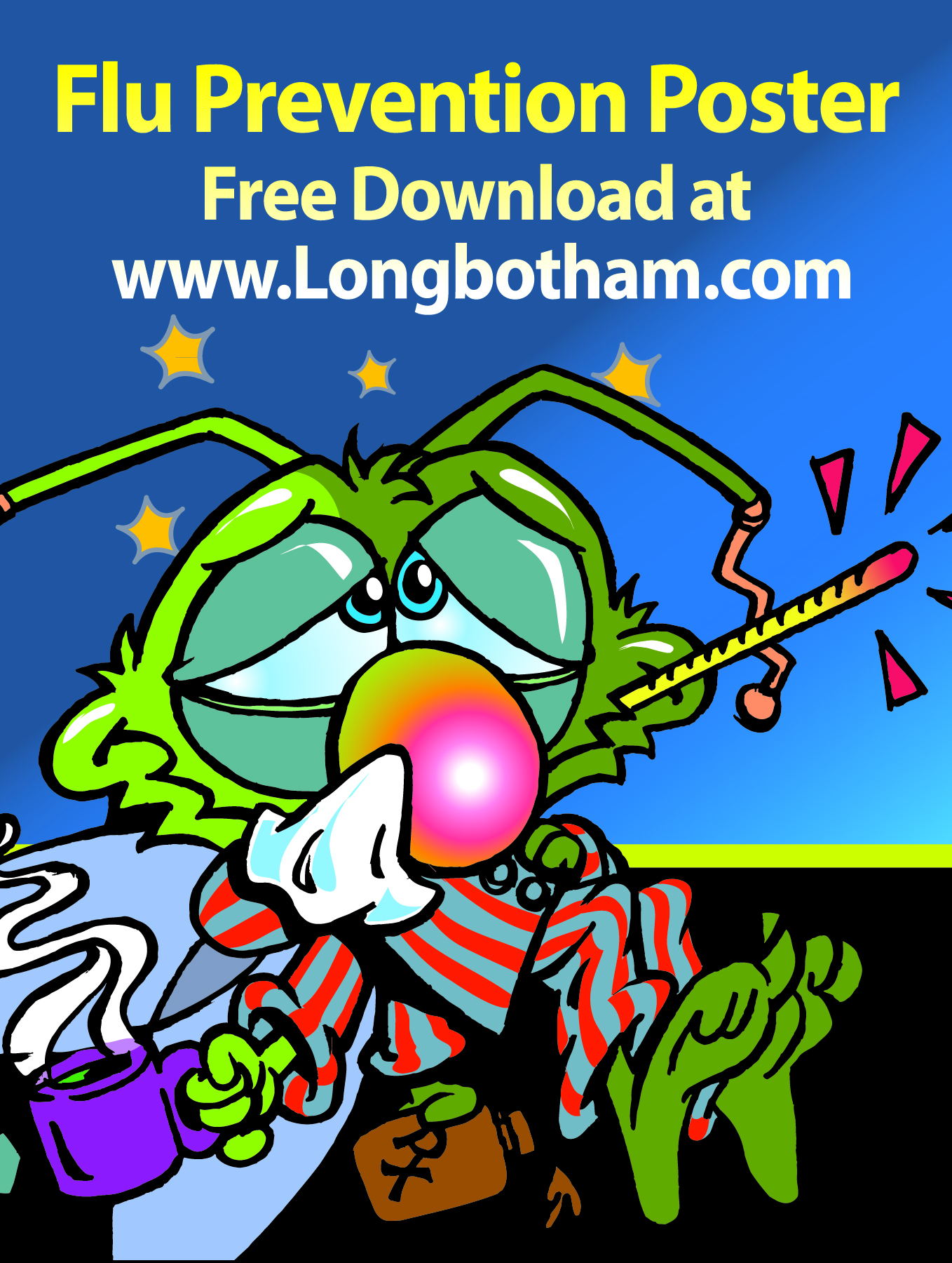 Longbotham Strategic Marketing Offers Complimentary Flu Prevention Poster To Help Businesses