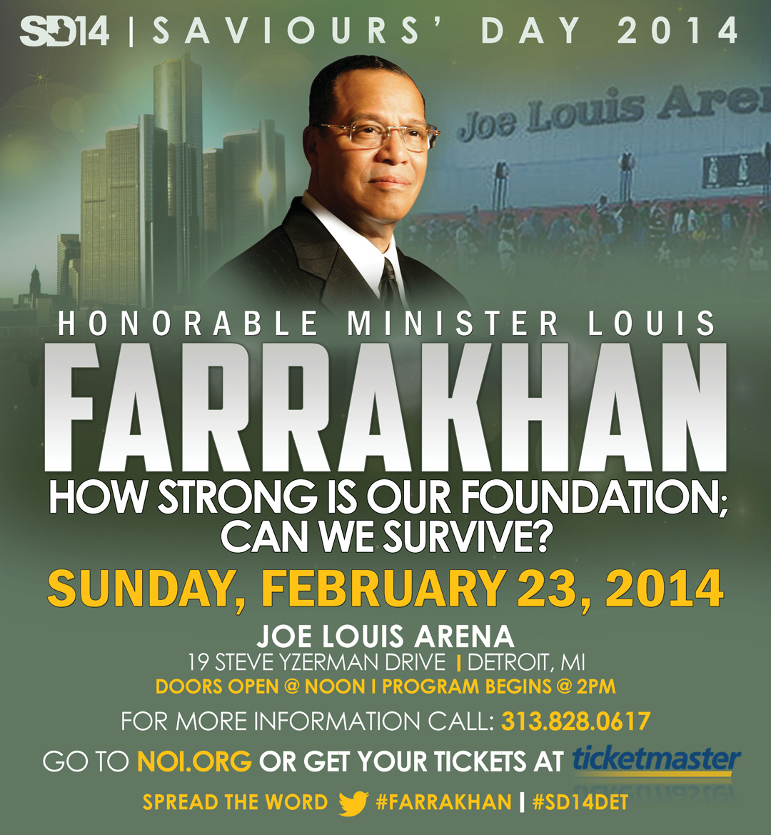 Counting Down to Nation of Islam Saviours’ Day 2014 in Detroit