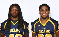 Phoenix College's Timothy Patterson (left) and Damon Hendrix (right) are headed to play at Division I schools this fall, 2014.