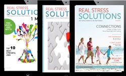 Real Stress Solutions, digital magazine, stress, stress management, stress tips, stress solutions,