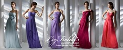 Liz Fields is now offering bridesmaid dresses, bridal gowns, and prom dresses in sizes 0-28