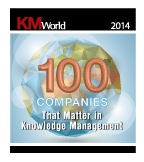 KMWorld’s 100 Companies that Matter in Knowledge Management in 2014 Award