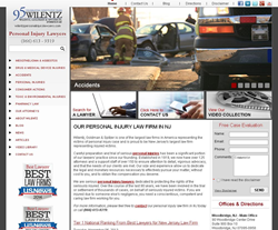 Personal injury website redesigned