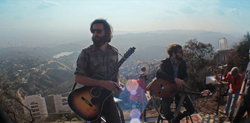 Band of Horses play Hollywood sign.