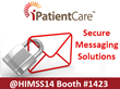 iPatientCare Showcasing Secure Messaging Solutions at HIMSS14
