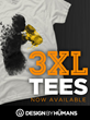 Design By Humans Introduces 3XL Graphic T-Shirts For Men