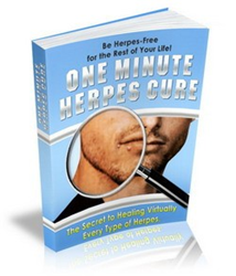 one minute cure, herpes
