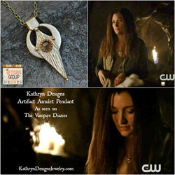 Kathryn Designs Artifact Amulet Pendant as seen on "The Vampire Diaries"