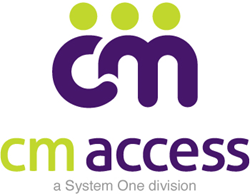 The new CM Access logo features bold design and colors.