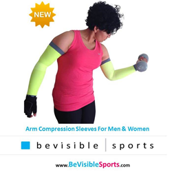 Arm compression sleeves image