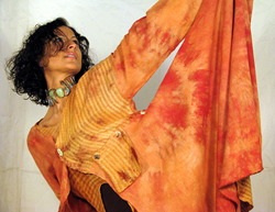 Shibori Dyed Coat