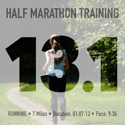 FitSnap Picture Created with Half Marathon Theme
