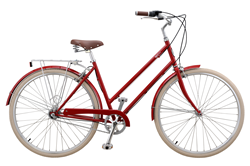 Brooklyn Bicycle Co. Willow 3 in Cardinal Red