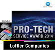 Loffler Companies Honored with 2014 Konica Minolta Pro-tech Award