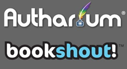 Autharium and Bookshout! logos