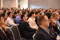 An attentive audience listens to plenary talks on the opening morning of SPIE Advanced Lithography.