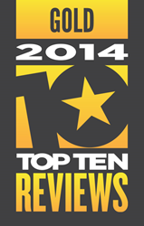 TopTenREVIEWS Gold Award