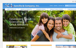 New Website for Sancilio & Company, Inc.