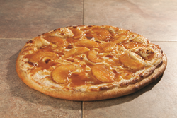 JTM-Prepared Apple Cheesecake Pizza with JTM Cheesecake Filling