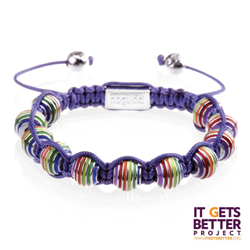 Joseph Nogucci will donate 10 percent of its proceeds from the sale of the Rainbow Pride bracelet to the It Gets Better ™ Project.