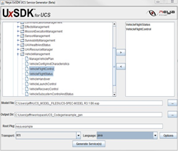 SDK User Interface Screenshot