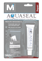 aquaseal, black aquaseal, m essentials, mcnett, color sync, colorant kit
