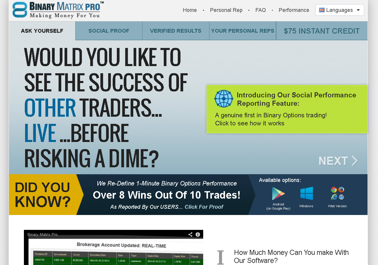 Binary options trading software that works