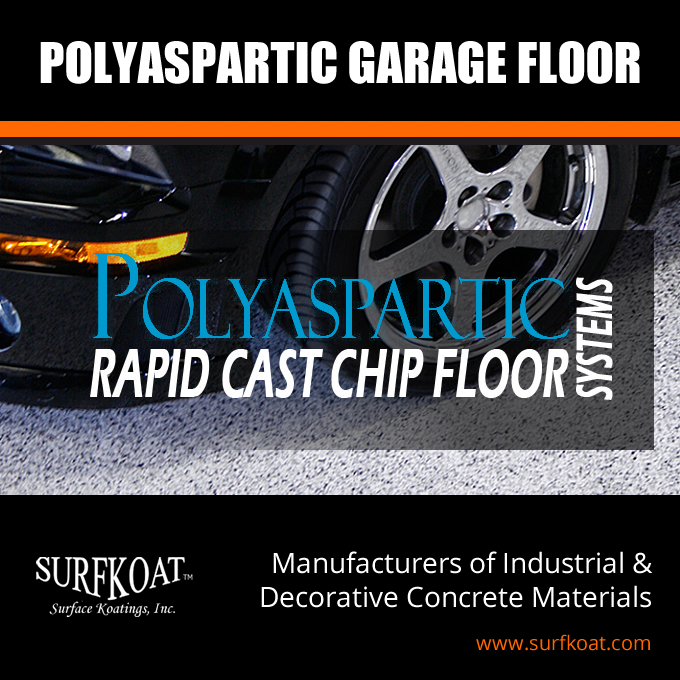 SURFKOAT Announces RapidCast™ a Concrete Coating Polyaspartic Garage