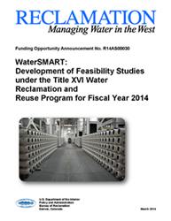 Title XVI Funding Opportunity Announcement Cover