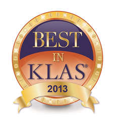 KLAS Logo for Acusis Medical Transcription Company, Medical Transcription Services, escription editing.