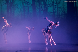 Salt Lake Community College Dance Company dancers in a performance at the Grand Theatre in Salt Lake City.