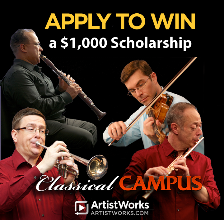 ArtistWorks Classical Music Campus Announces Four 1,000 Cash