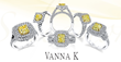 Vanna K Introduces New Line of Engagement Rings Featuring Canary...