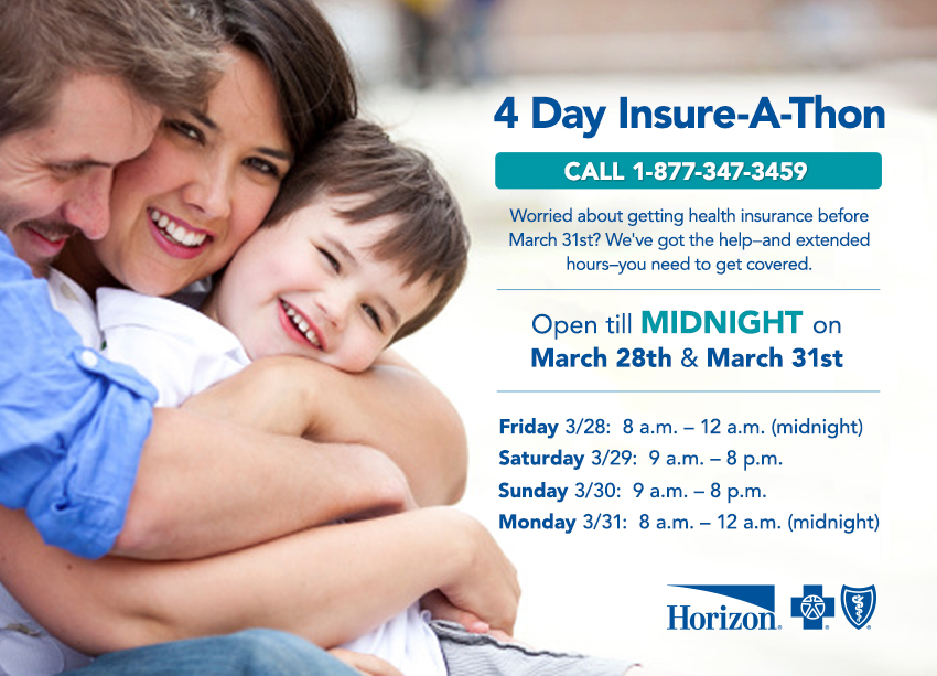 Horizon Blue Cross Blue Shield of New Jersey to Hold “InsureAThon” to
