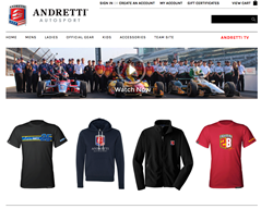 Andretti Cinsay MyCinsay ShopAndretti IndyCar Racing