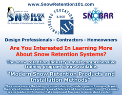 snow retention online course