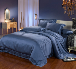 22MM Silk Bedding Ocean Blue