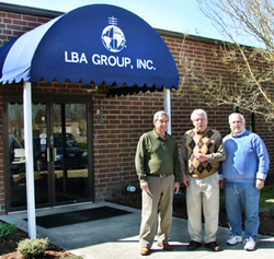 LBA's new COO, Mike Britner with CEO Lawrence Behr and LBA's previous COO Jerry Brown