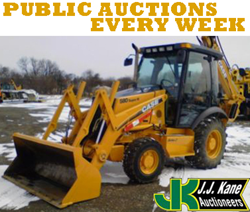 Philadelphia, PA Public Auction April 12th, 2014 Used bucket trucks, backhoes, pickup trucks