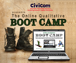 Online Qualitative Boot Camp | Civicom Marketing Research Services