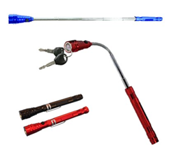LED Extendable Telescoping Magnetic Flashlights