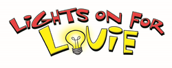Logo for "Lights On for Louie"