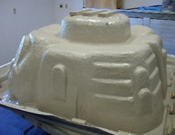 TSE-EcoSpray® Bio 550C applied to spa underbody