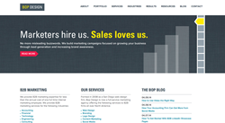 Bop Design Website Design