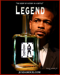 The scent inspired by Roy Jones, Jr.