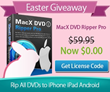 MacXDVD Proposes Easter Giveaway of MacX DVD Ripper Pro Before April...