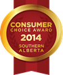 2014 Southern Alberta Consumer Choice Award Winners