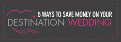 ways to save money on a destination wedding infographic