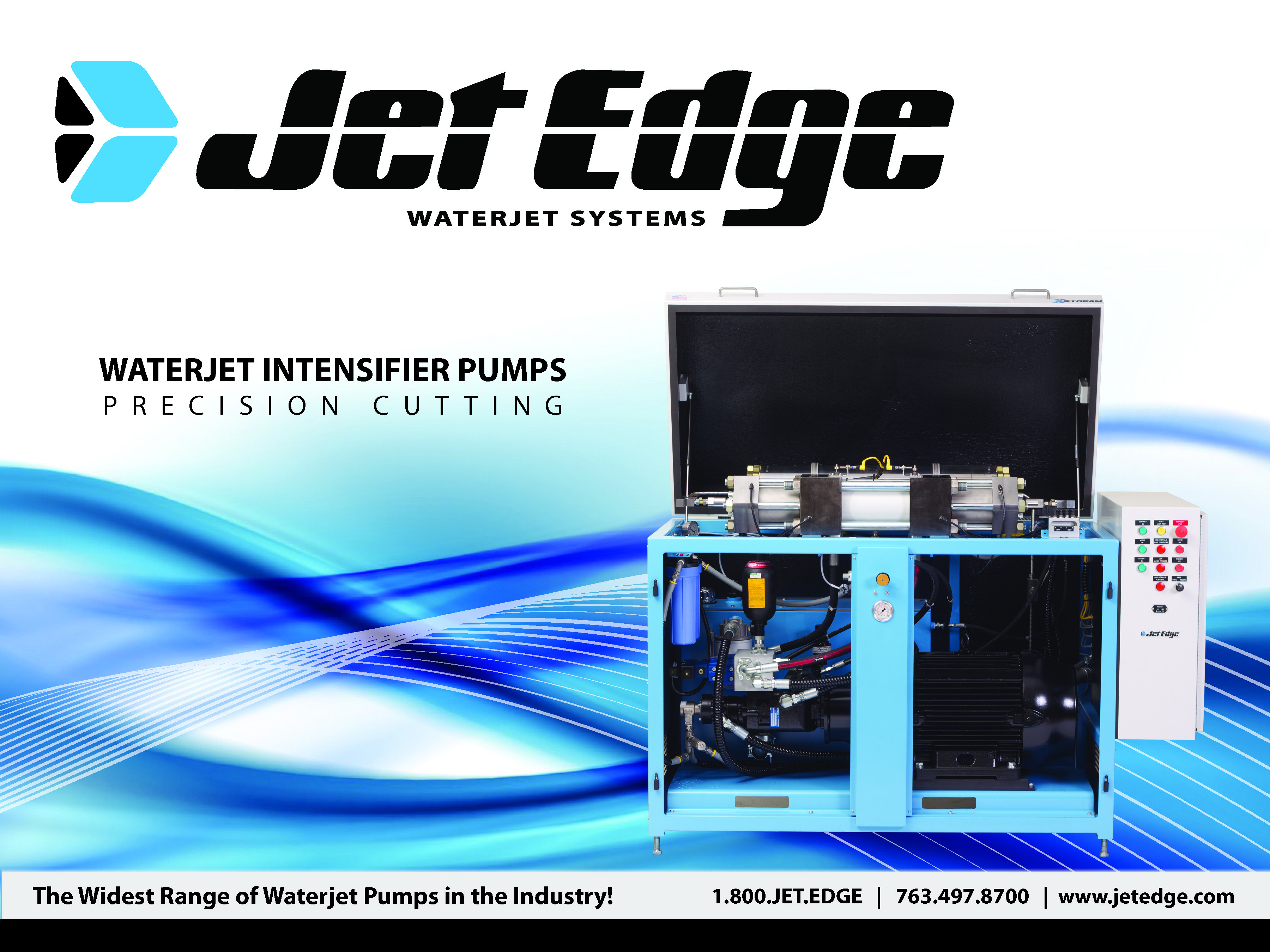 Water Jet Manufacturer Jet Edge Introduces New Precision Water Jet