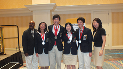 Educational Institute, high school hospitality competition, 2014 winning team from California